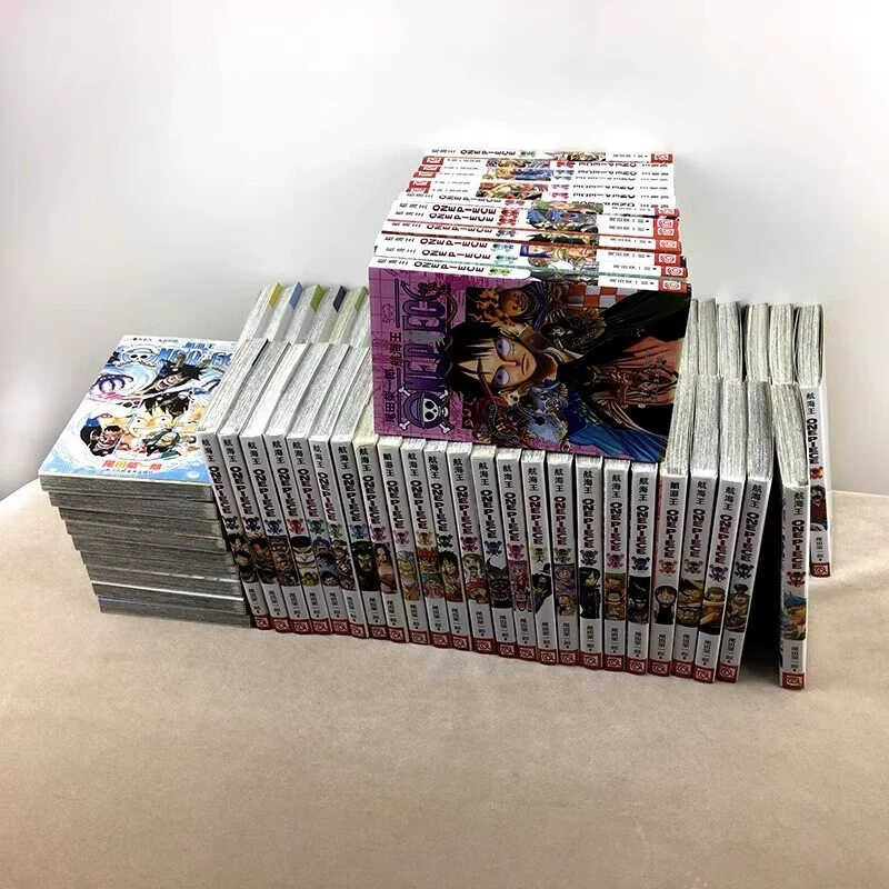 Подлинная манга-серия One Piece 1-108, аниме с горячей кровью, японский комикс, двумерная японская анимация