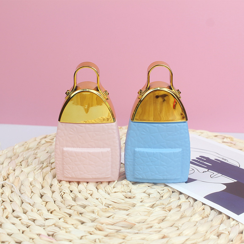 高档30ML双肩包玻璃香水分装瓶小样喷瓶精致空瓶便携化妆品喷雾瓶