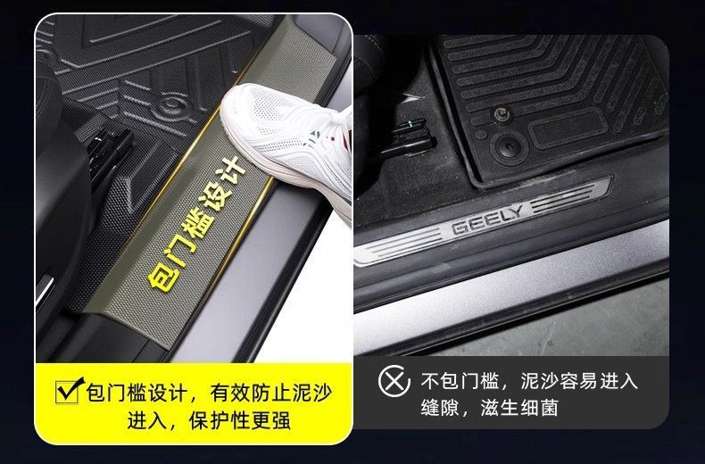 Suitable for Volkswagen Magotan Floor Mat Package Threshold 2015-25 B7 Magotan B8 Floor Mat B9 Original Tpe Car Floor Mat