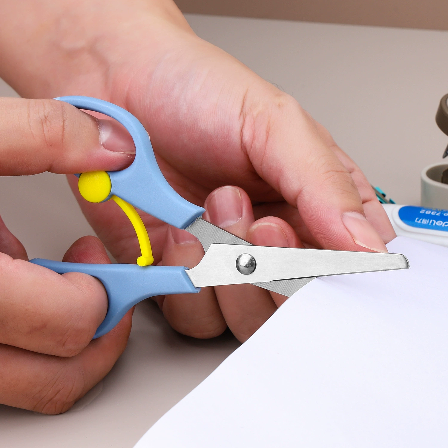 Scissors stainless steel, children's stationery, wholesale