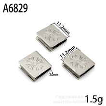 尾夹扣合金配件夹皮带尾夹箱包皮具五金尾夹钩扣皮带夹定制尾夹