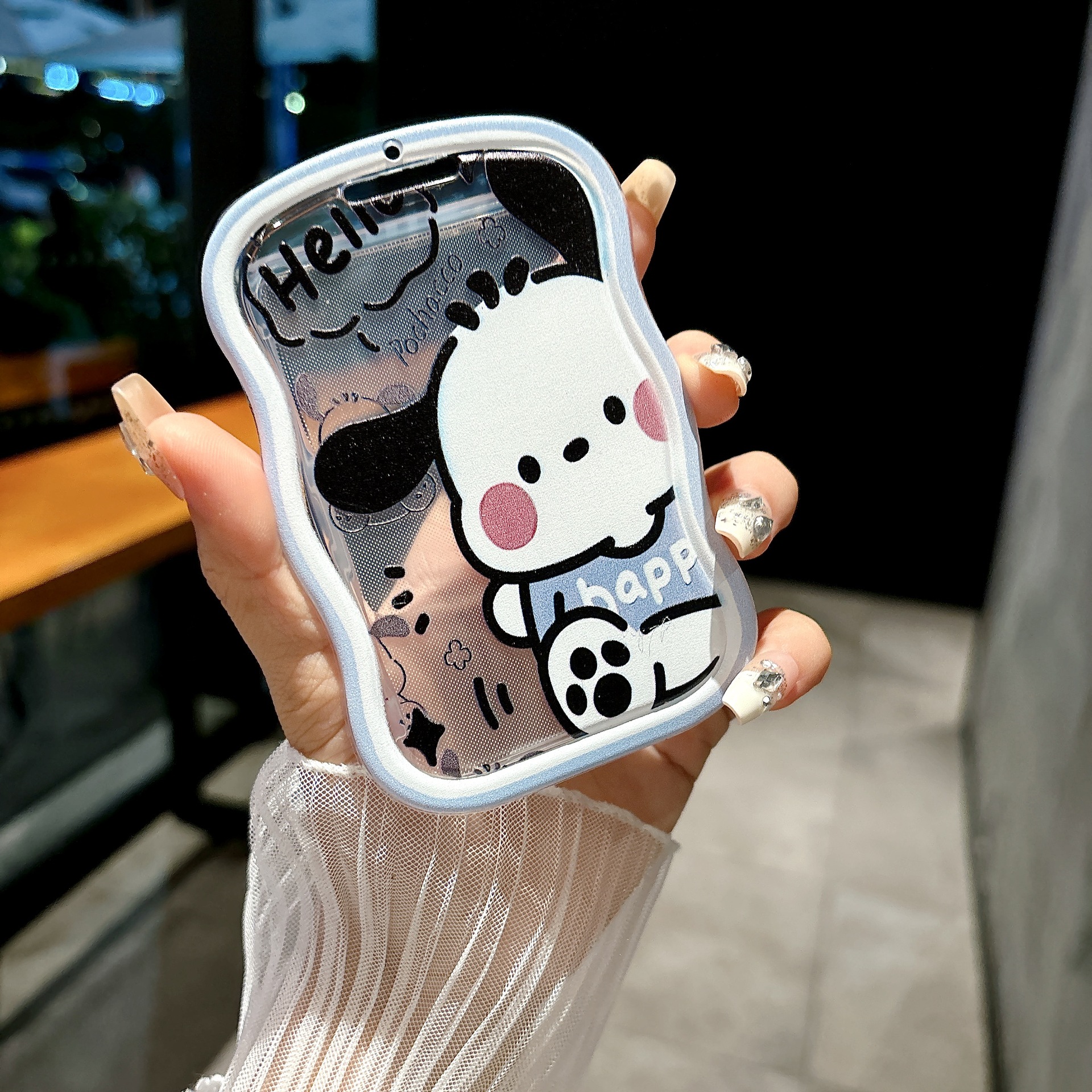 簡約ins透明卡套學生公交卡校園飯卡保護套追星小卡新款滑蓋卡套