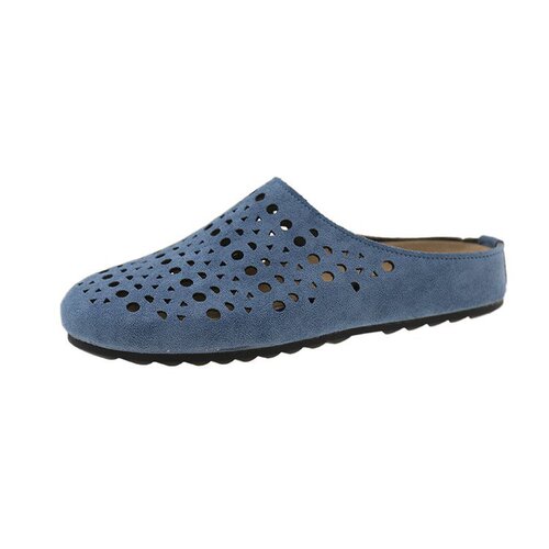 2025 Spring/Summer Women's Retro Height-Increasing Slip-On Clog Sandals with Thick Sole and Open Toe