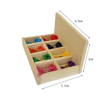 1:12 Кукольный домик dollhouse мини-модель швейной сцены Микроминиатюрная игрушка со спиной катушек деревянная коробка