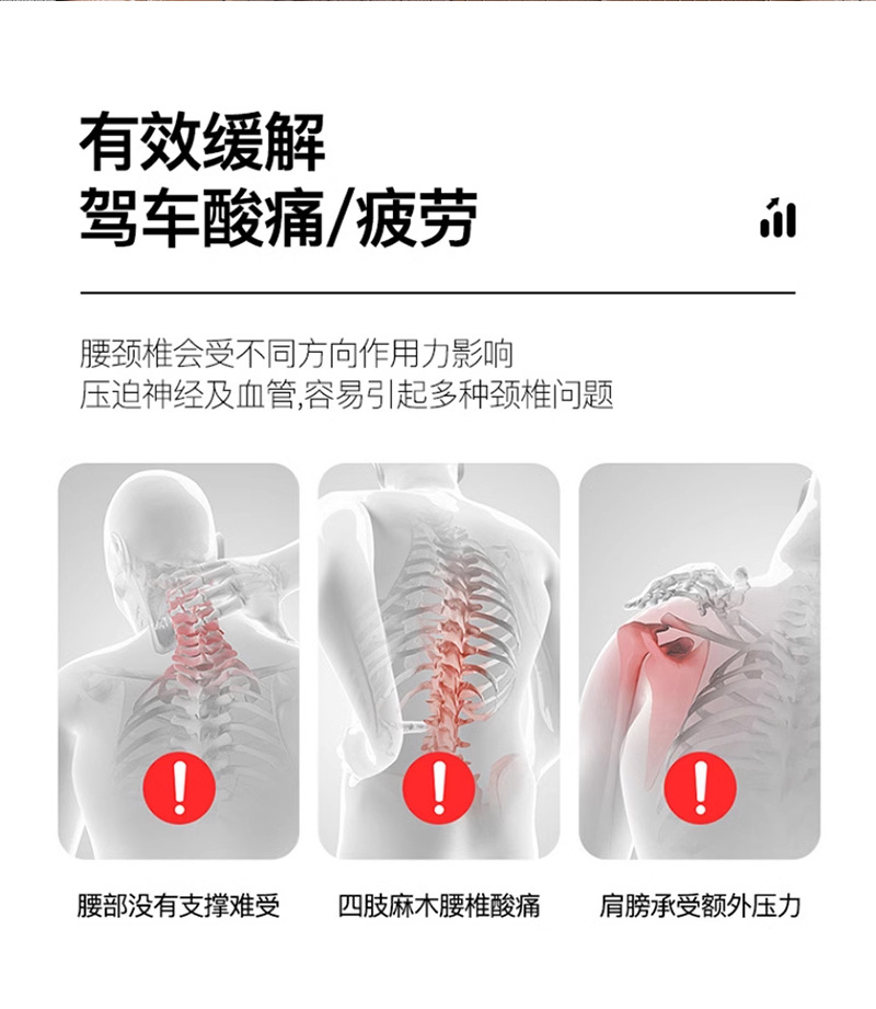 Car Headrest Lumbar Cushion Memory Foam Car Cushion Lumbar Back Cushion Lumbar Pillow Back Cushion Car Neck Pillow Cushion