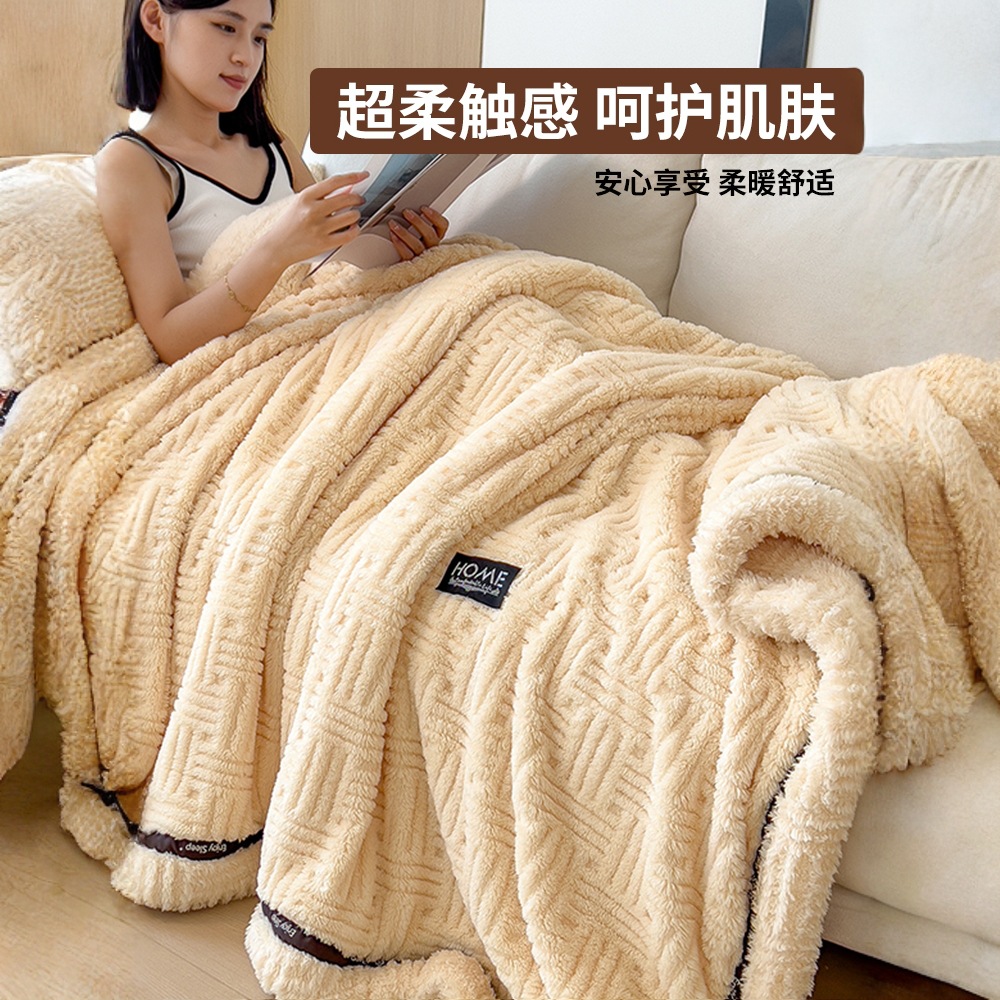 Coberta de coral espesa invierno siesta de oficina aire acondicionado sofá cubierta almuerzo mantas pequeñas mantas para la cama