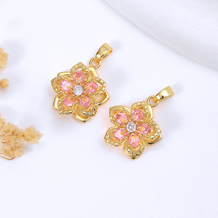 ����diy�Ʒ18K��������ɫ΢��ʯ�ٴ�쉋�L܇�����D�朵���