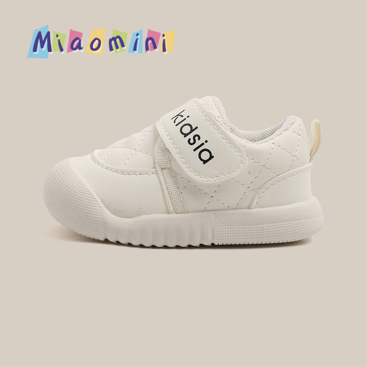 Babyschoentjes voor jongens met zachte, antislipzool, witte schoenen in casual stijl voor peuters van 0-3 jaar. Nieuwe lente/herfstcollectie._voghion.com
