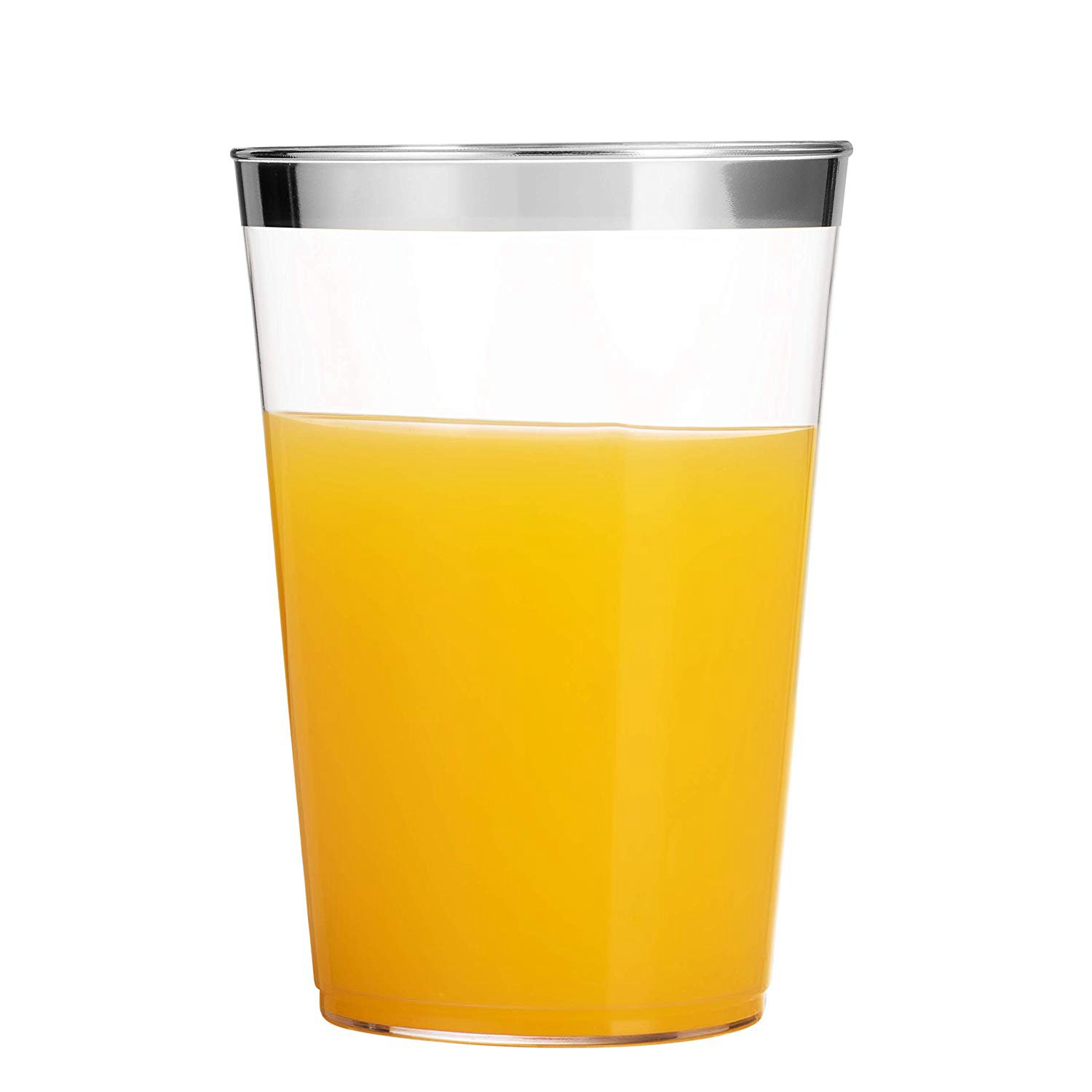 Taza de Phnom Penh rosa de 10oz Taza de Phnom Penh transparente desechable Taza de plástico de material PS Utensilios para beber