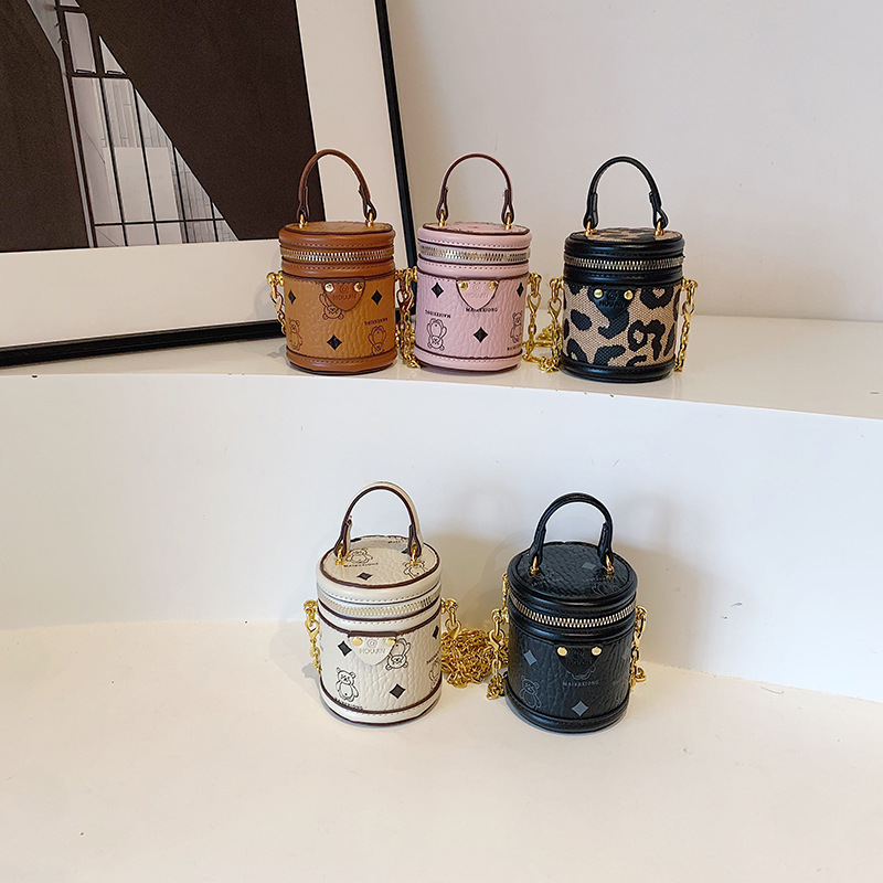 Nuevo creativo mini lindo bolso de cubo bolso de moda coreano accesorios para niños bolso de princesa de aire extranjero bolso mochila