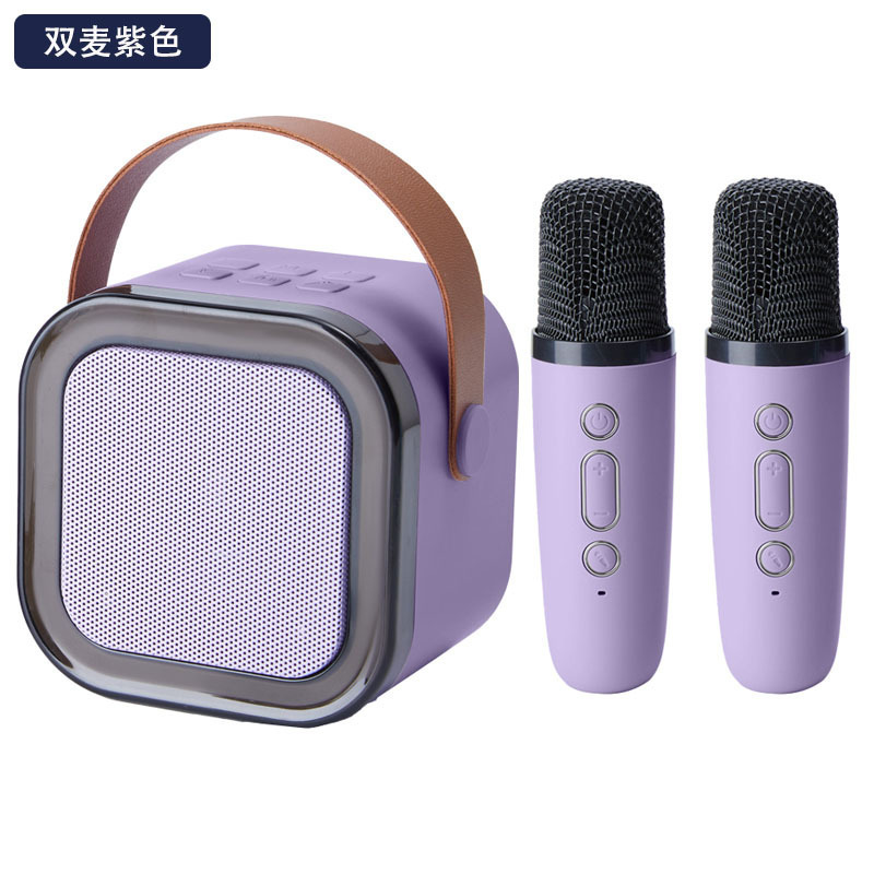 クロスボーダー K12 Bluetooth スピーカー カラオケ Bluetooth スピーカー USB ポータブル Bluetooth スピーカー ワイヤレス Bluetooth オールインワン 歌うサウンド|undefined