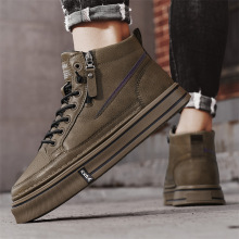 2025秋冬季新款中高帮户外复古休闲马丁靴皮面皮鞋靴百搭跨境男鞋
