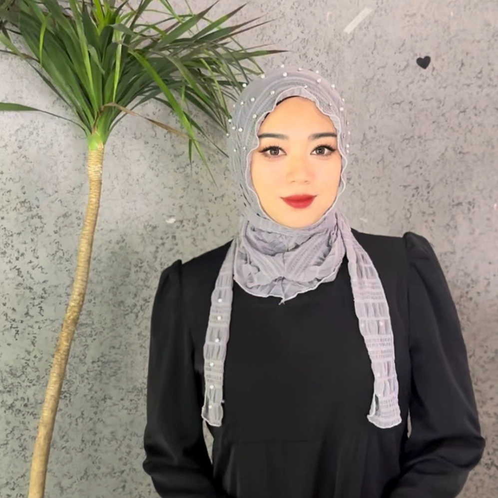 Трансграничный арабский тюрбан, Кружевная Сетка, дышащий тюрбан с гвоздями, бусины с гвоздями, эластичный пуловер на шнуровке, женская кепка