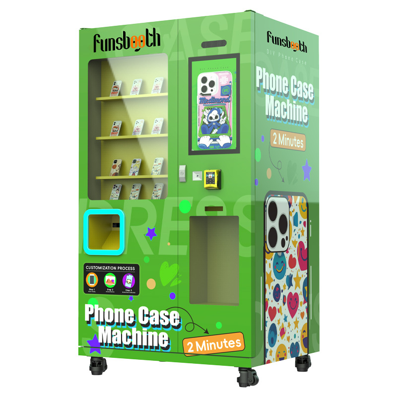 Автомат самообслуживания по печати чехлов для мобильных телефонов Funsbooth