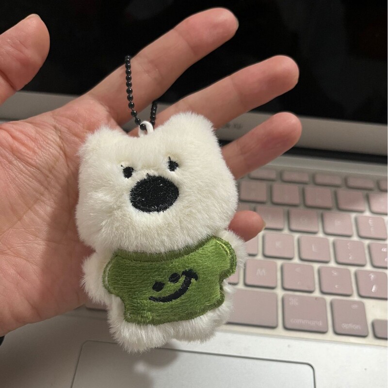 漫画ぬいぐるみクマ私たち三人ウエストハイランドシリーズキーホルダーカップル人形バッグペンダント DIY アクセサリー|undefined