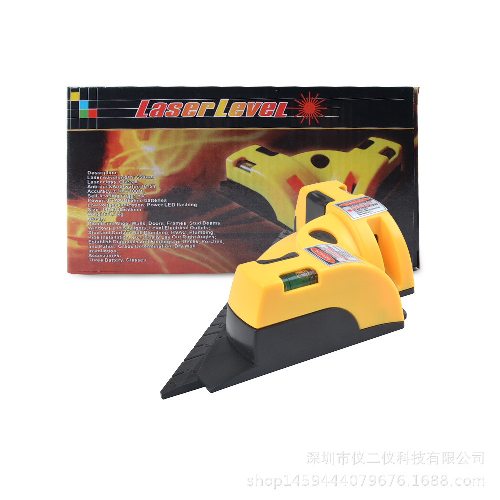 厂价批发直角激光水平仪直角地线仪 红外线激光尺 手持式测距仪