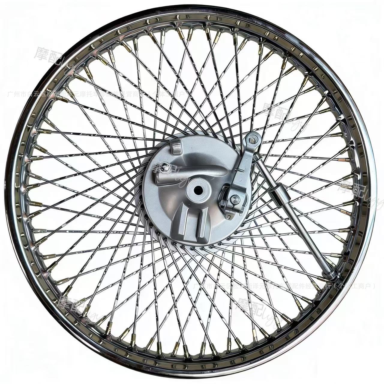 Suitable for Motorcycle Jialing 70Jh Jialing 70 Motorcycle Front and Rear Wheel Rims with Reinforced 72 Steel Wire Front and Rear Wheel Rim Assembly