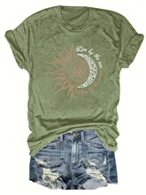 N 62845 Sunflower Moon T-Shirt ̫ꖻ�����T��