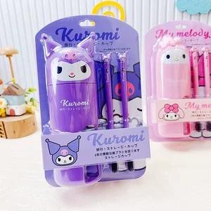 (Трансграничная торговля), sanrio, креативная мультяшная зубная щетка для путешествий, банка для хранения, комплект, ополаскиватель для рта, мягкое средство детской гигиены