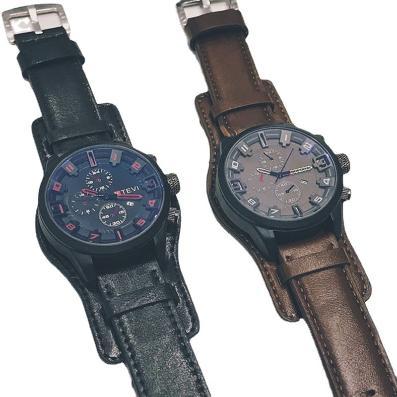 Foreign trade hot men's watch, high-end fashion trend daily creative personality special forces large dial men's watch