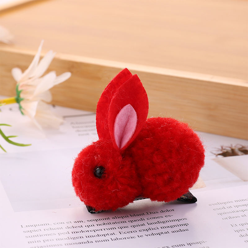 빨간색(머리핀 없음)