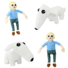 インターネット有名人 3D 目細犬長鼻犬ぬいぐるみ人形かわいい面白い家の装飾楽しい人形ギフト