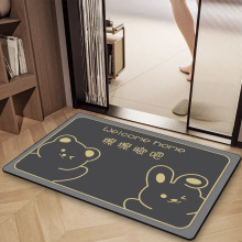 卫生间门口吸水地垫浴室垫防滑速干硅藻泥脚垫家用入户门阳台地毯