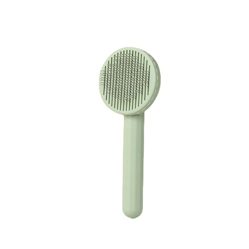 Pet cleaning supplies, one-click floating hair removal, dog hair removal, stainless steel needle comb, cross-border cat hair removal massage comb