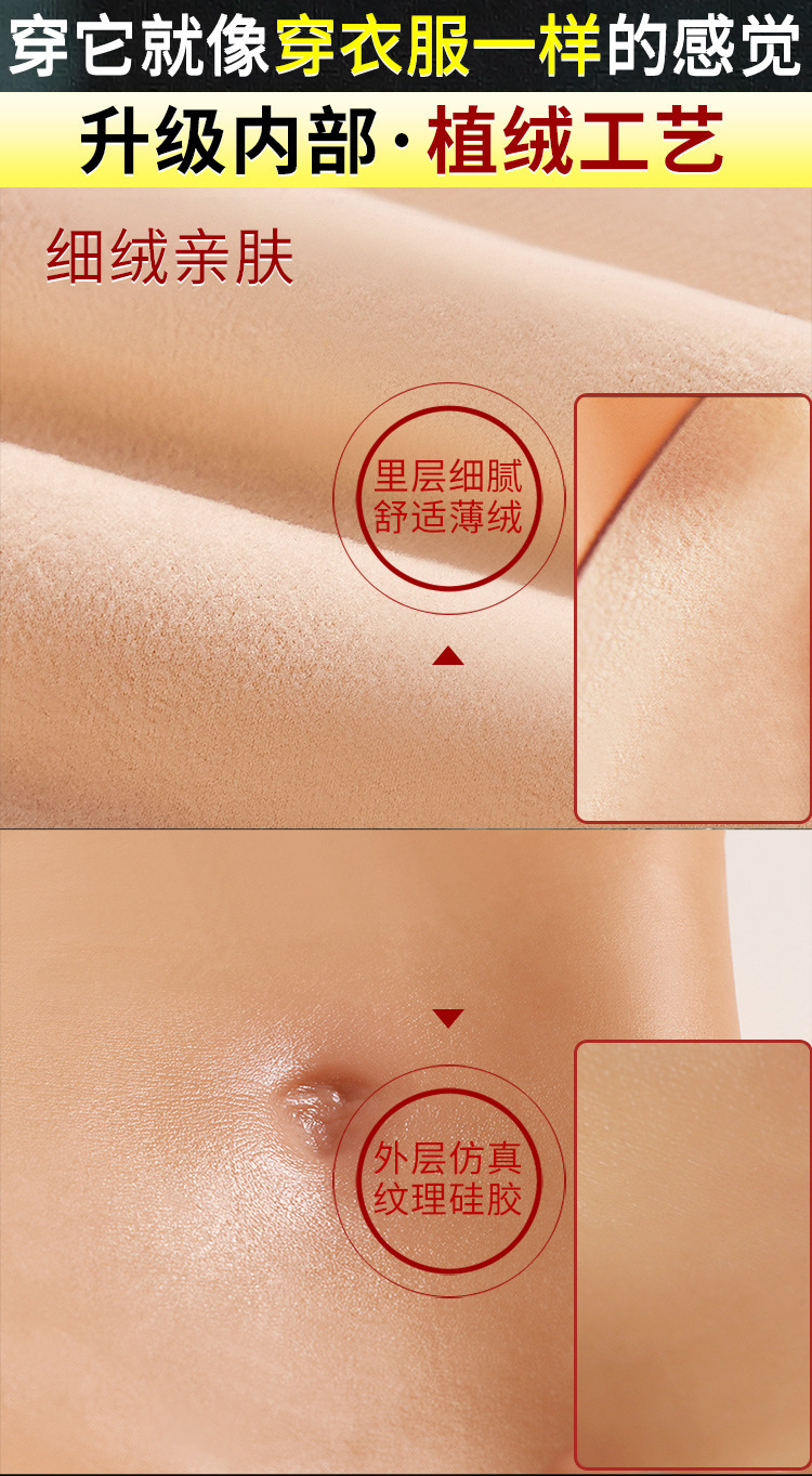 Wearable Silicone Vibrating Underwear with Realistic Dildo for Adults — detail image 2