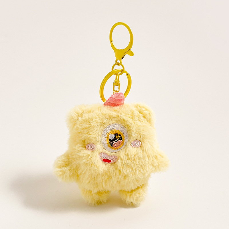 漫画リトルモンスタードールペンダントかわいい小さなギフトぬいぐるみ猫キーホルダーフロアプッシュ人形ペンダントアクセサリー|undefined