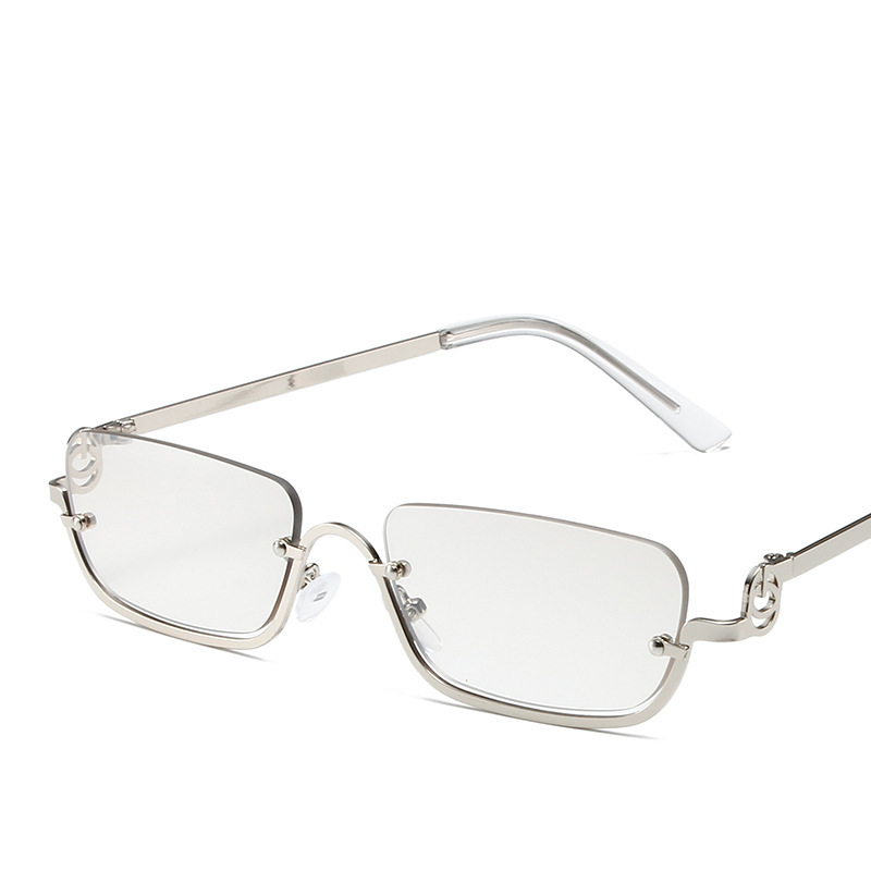 Nuevos productos Gafas de sol para el hogar Europa y América INS celebridades de Internet con el mismo estilo Gafas de sol de hip-hop con personalidad de medio marco de metal GG1278S