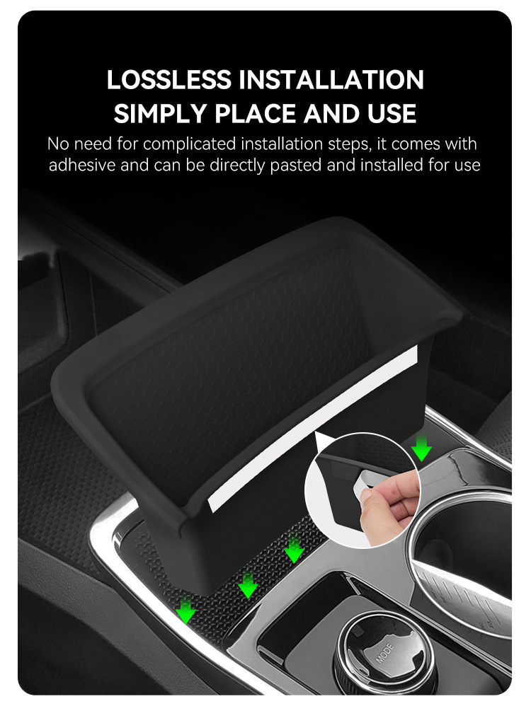 Suitable for 24 Chevrolet Equinox/Equinox Plus Wireless Charging Silicone Anti-Slip Mat Modification