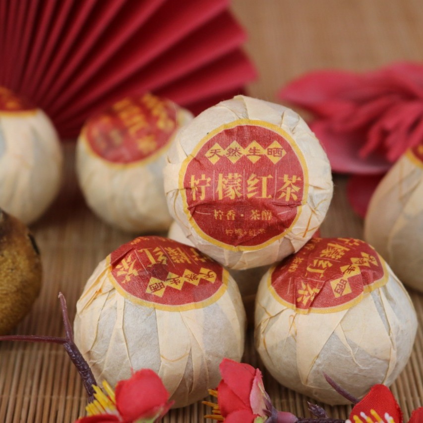 香水柠檬果茶批发源头工厂新会陈皮红茶柠檬红茶果柑茶叶礼品直播