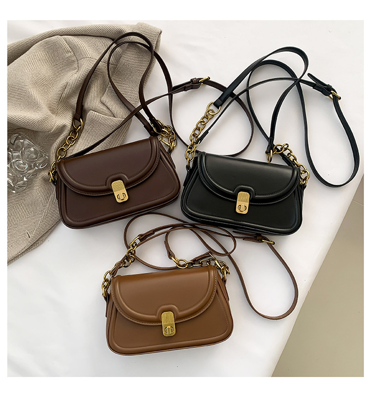 Women's Crossbody Bag Retro Shoulder Bag Small Versatile Handbag_voghion.com