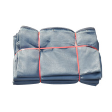 定制灰色安全网 山东厂家建筑工地防护密目网 银灰色密目式安全网