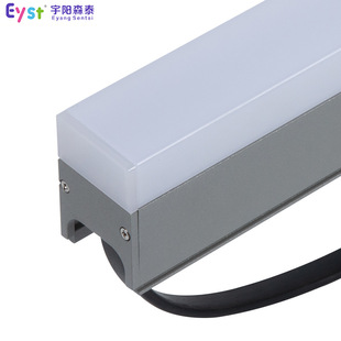 Seamless Connection Linear Light Full-Color Outline Light Pixel Light 8-Segment 16-Segment Pc Cover Rgbw Building Lighting Wall Washer