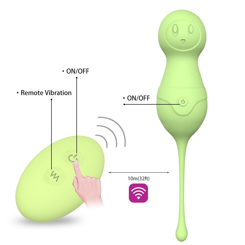 Shande Masturbazione Femminile Massaggio Silicone USB Mini Vibratore Telecomando Wireless S068 VAVA Doll_voghion.com