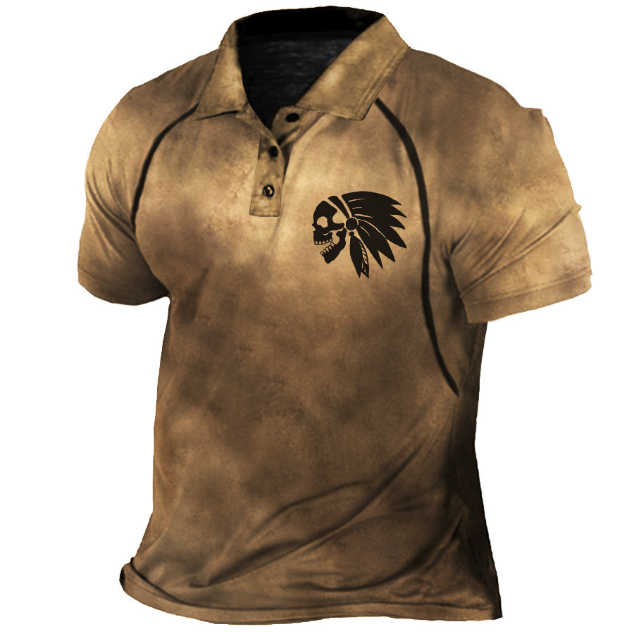 Nueva camiseta transfronteriza de manga larga con cuatro botones de Amazon Templar Impresión 3D Cross Legion imitación algodón pull rack manga larga T