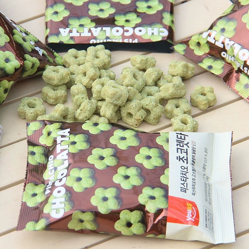 Южная Корея импортировала GS25 удобный магазин youus Friends Шоколадные звезды в форме хрустящих точек закуски 80 г