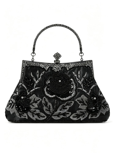 Amazon Temu TK hot wholesale cross-border hot sales retro beaded embroidery bags exquisite beaded bags cheongsam bags dinner bags