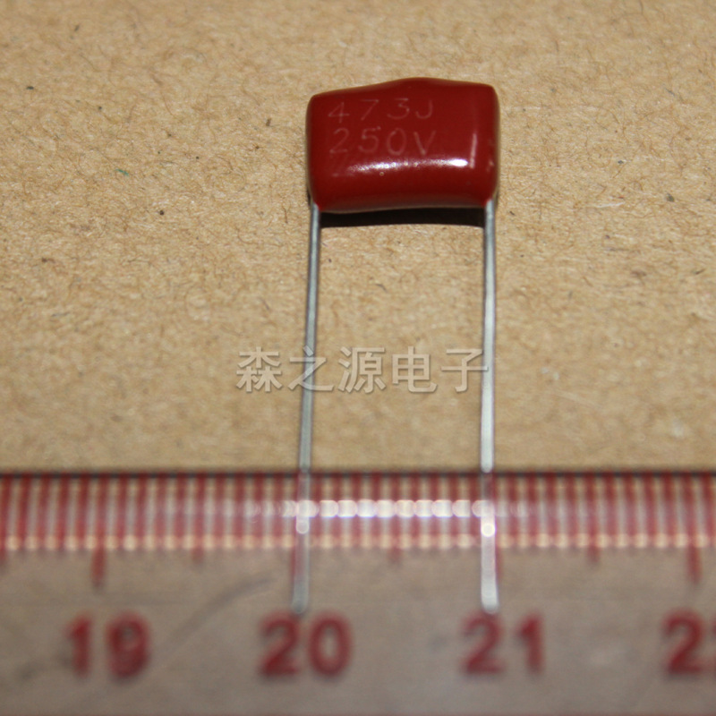 CBB电容 金属膜电容 CBB22 250V473J 脚距P10mm