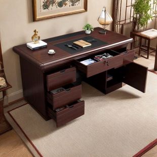Modern Simple Desk Single Office Staff Desktop Computer Table Home Economical Desk with Lock and Drawer