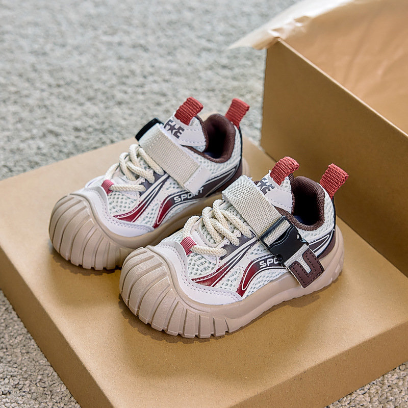 Otoño zapatos para niños zapatos deportivos para niños 2026 nuevos zapatos deportivos para niños al aire libre con suela suave ventilada