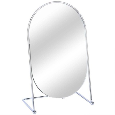 轻奢梳妆台化妆镜家用卧室桌面台面梳妆镜宿舍网红美妆镜圆形镜子