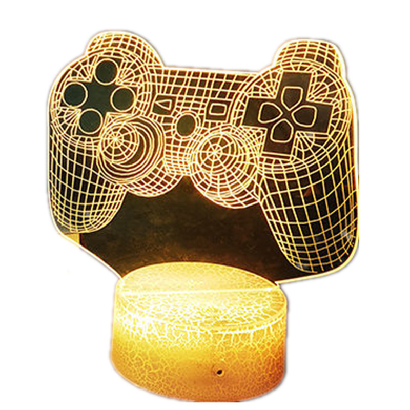 Eスポーツデスクトップ装飾品コンピュータデスクトップレイアウトEスポーツルーム装飾装飾品擬似蛍光管時計3Dナイトライト|undefined