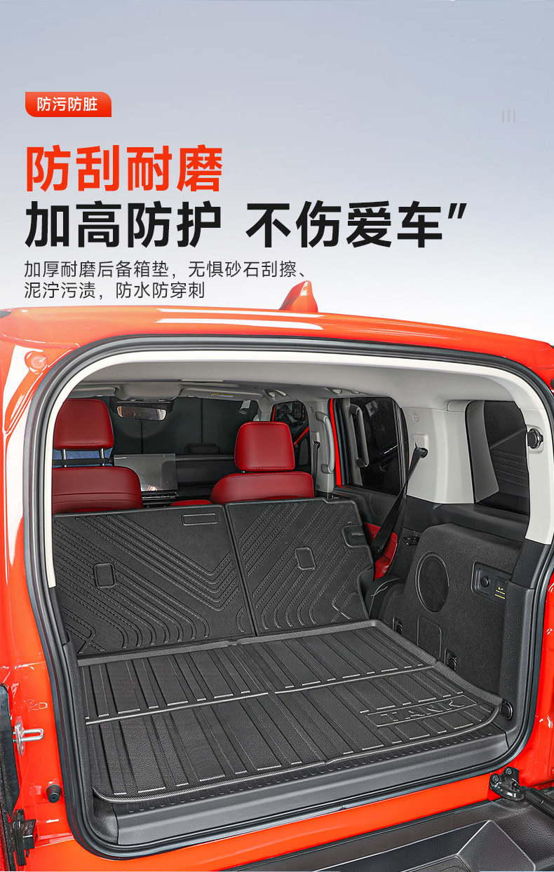 Suitable for Tank 300 Trunk Mat, 2026 Model Tpe Trunk Mat, Modified High-Tech Accessories