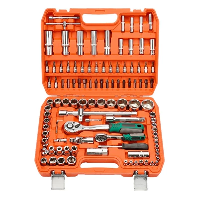 small 72-tooth ratchet wrench sockets, Mühərrik tənzimləmə alətləri - 108-piece-set-with-72-tooth-mirror-finish