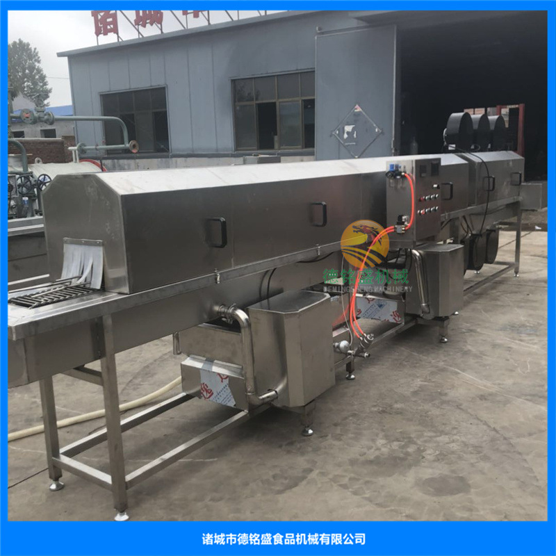 隧道式洗马口铁罐机器 五香带鱼罐头马口铁罐瓶清洗风干生产线