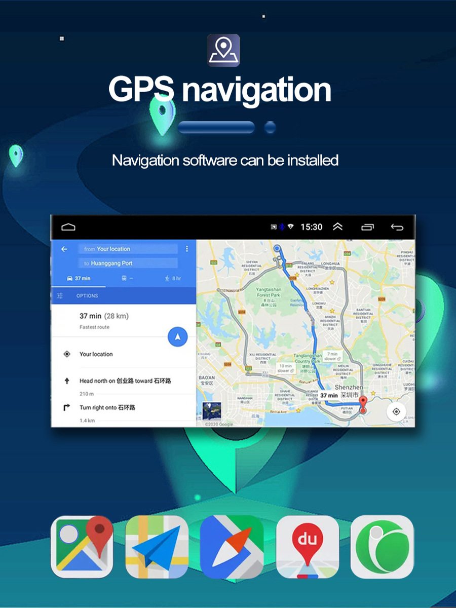 Suitable for 7inch Kia Special Android Car Navigation Bluetooth Gps High-Definition Reversing Image Wireless Carplay