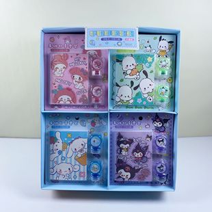 New creative Sanrio hand account suit cute anime goo card diy seal learning reward small gift batch